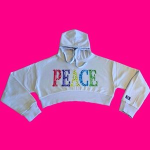 "Doves Cry" Crop Hoodie